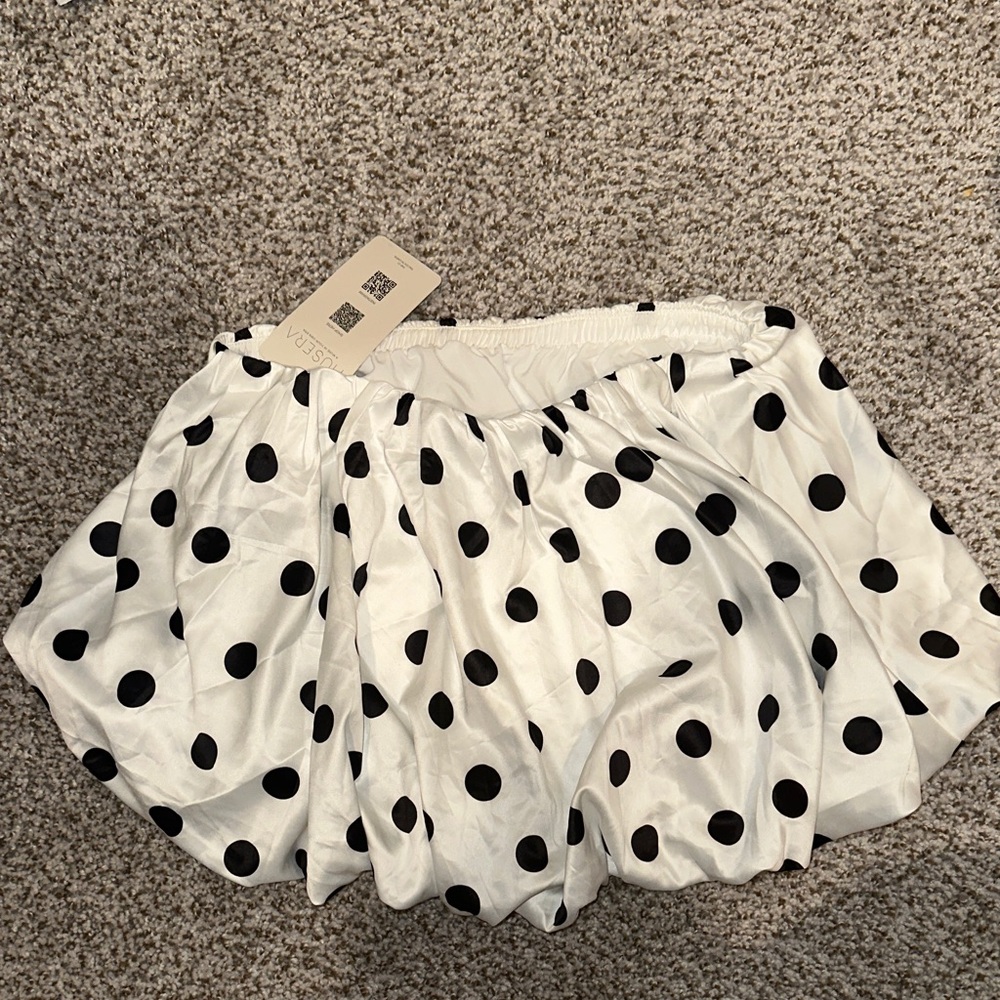 Chic Polka Dot Mini Skirt